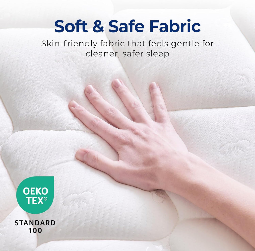 Neo Sleep Full Size Mattress, 8 Inch Hybrid Comfort & Supportive Mattress in a Box, Cooling Gel Memory Foam and Spring with Pressure Relief, CertiPUR-US Certified