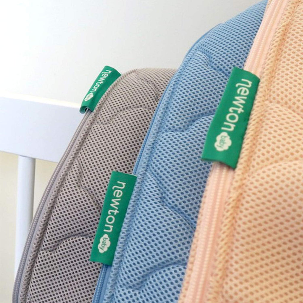 Newton Baby Waterproof Extra Cover | Ultra-Breathable Proven to Reduce Suffocation Risk, Fits Original and Waterproof Newton Crib Mattress, Safe, Machine Washable, Non-Toxic - White (Cover ONLY)