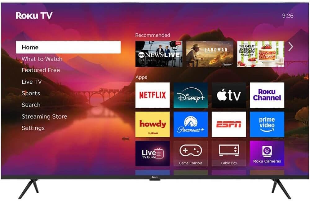 Roku 65R6C7KIT1 65 inch Class Plus Series 4K QLED Mini LED Smart TV Dolby Vision HDR10+ 120Hz WiFi Voice Remote HDMI C