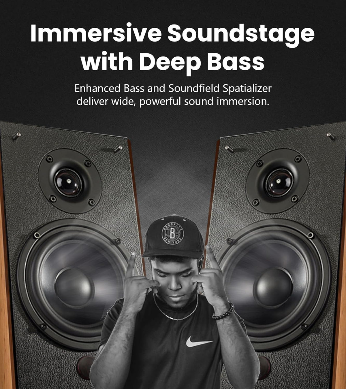 Edifier R2000DB Powered Bluetooth Bookshelf Speakers - Near-Field Studio Monitors - Optical Input - 120 Watts RMS (Warmoak)