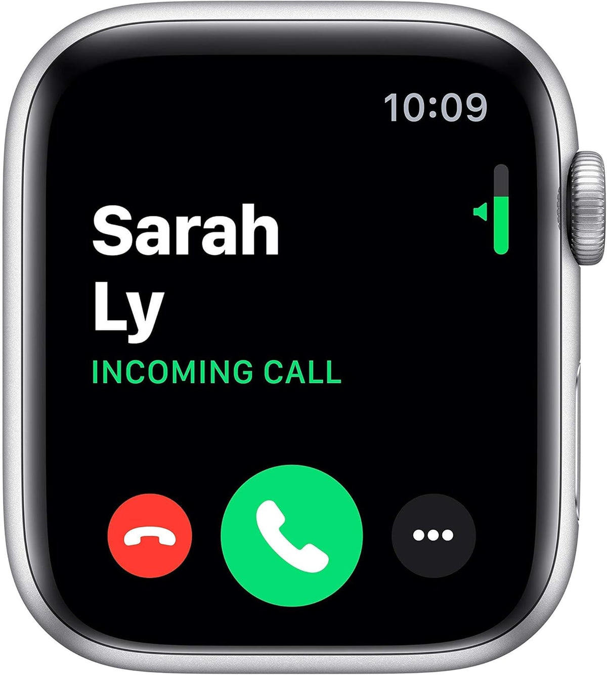 Apple Watch Series 5 (GPS, 40MM) - Silver Aluminum Case with White Sport Band (Renewed)