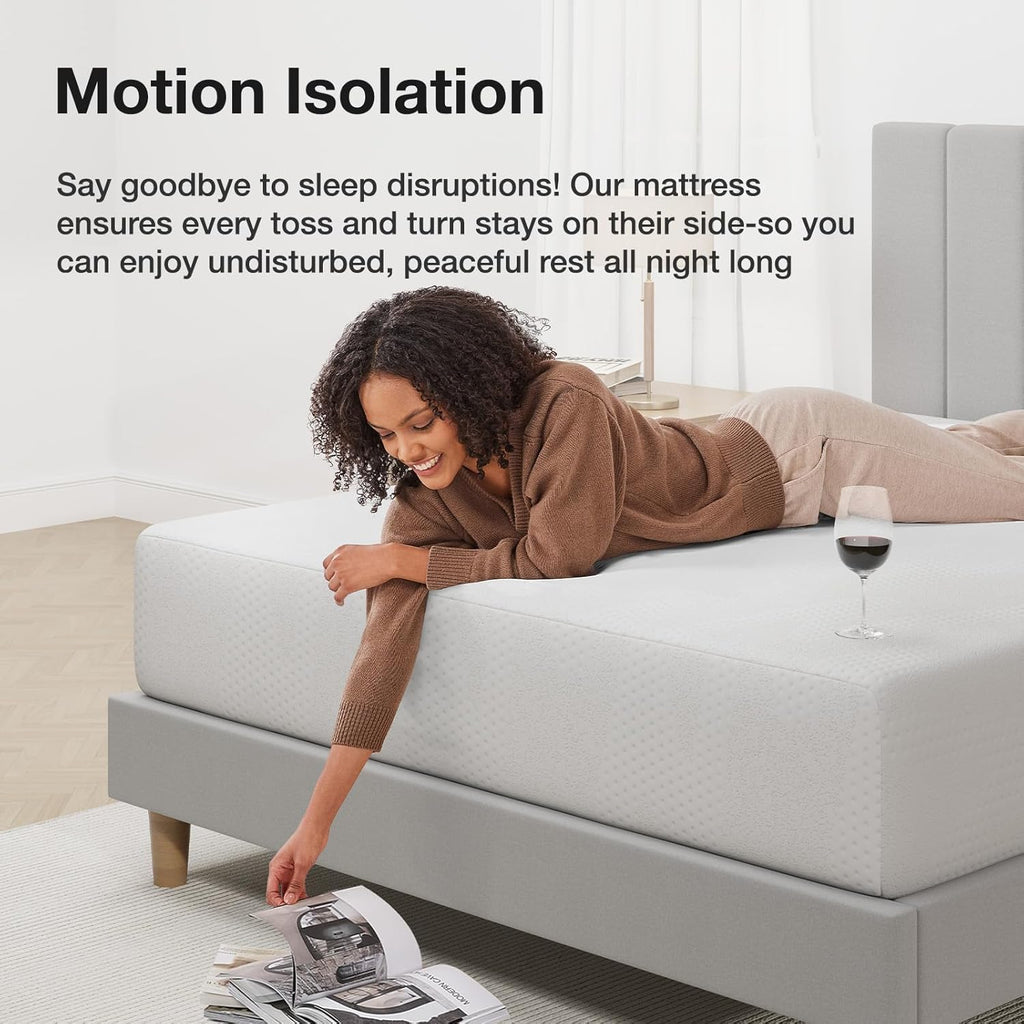 Novilla 12 Inch Queen Mattress in a Box, Gel Memory Foam for Cooling Night Sleep, Comfort & Pressure Relief, CertiPUR-US Certified