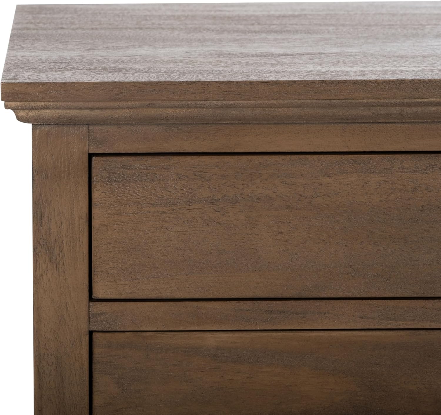 SAFAVIEH Couture Home Collection Lisabet Brown 3-Drawer Wood Nightstand Table (Fully Assembled)