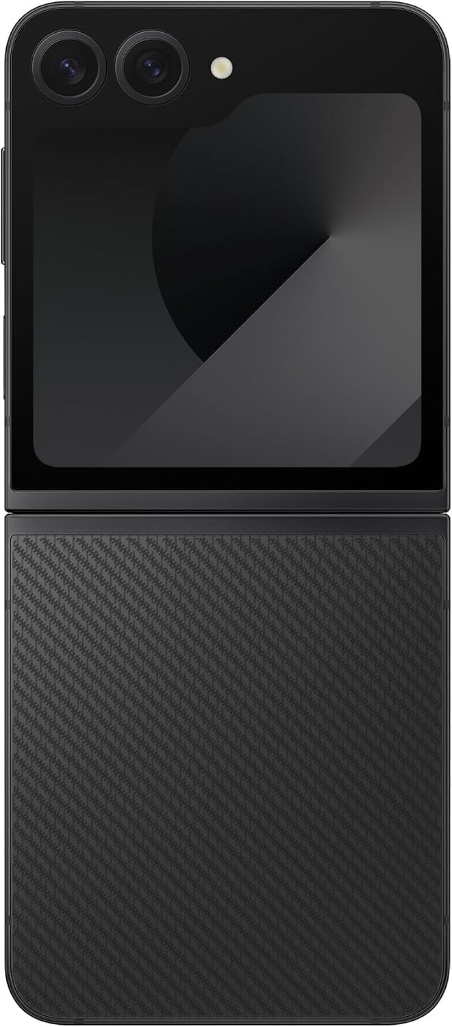Samsung Galaxy Z Flip6, 256GB, Crafted Black - Unlocked (Renewed)