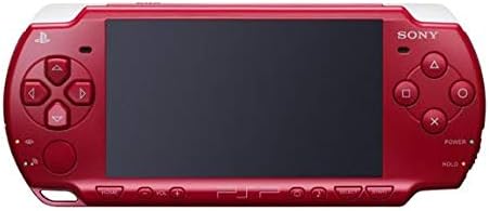 Sony Playstation Portable (PSP) 2000 Series Handheld Gaming Console System (Red) (Renewed)