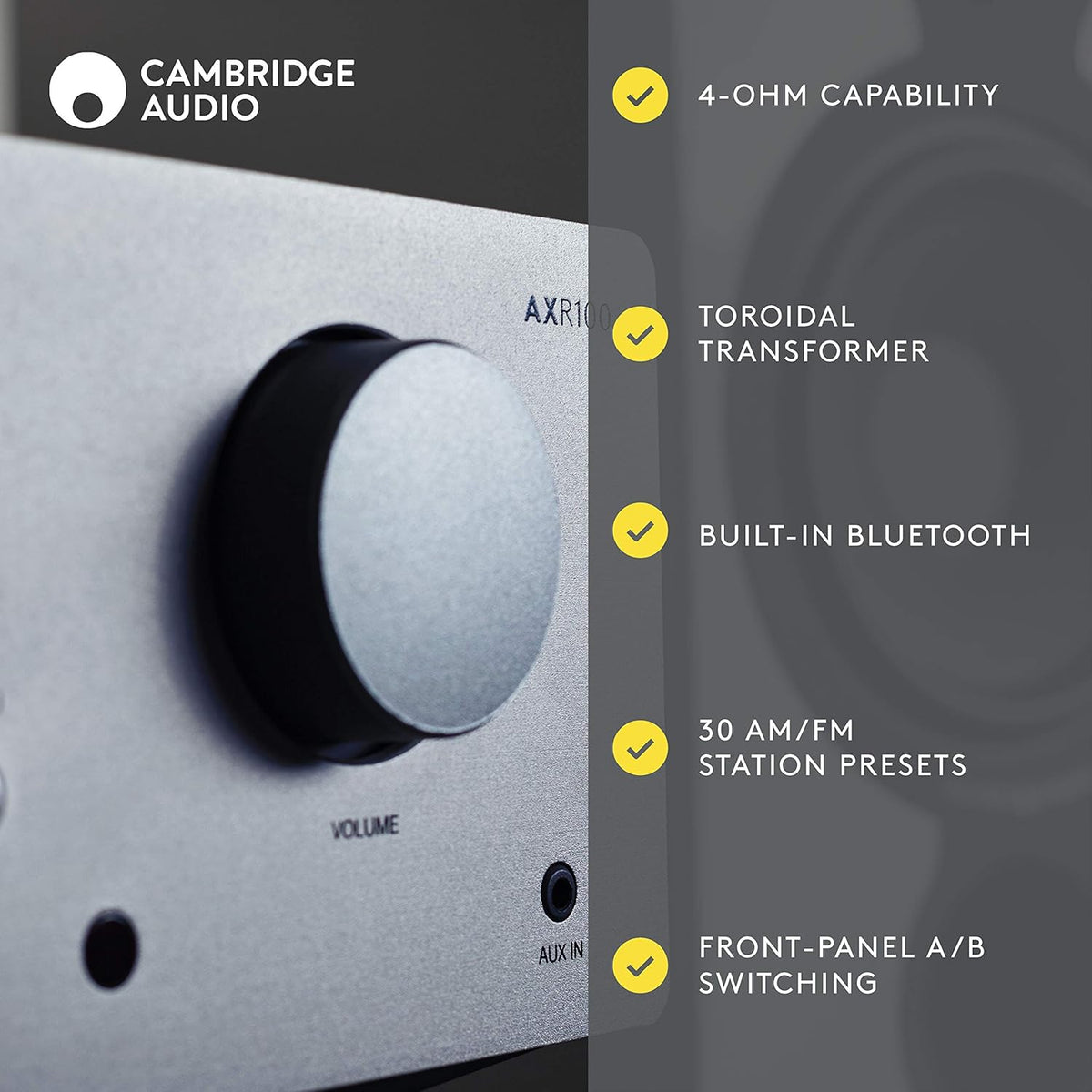 Cambridge Audio AXR100 FM/AM Stereo Receiver