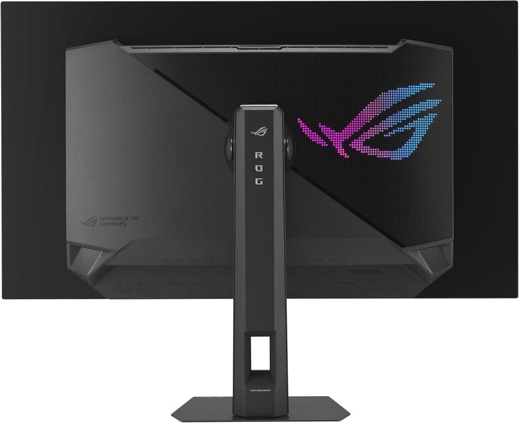 ASUS ROG Strix 32” 4K OLED Gaming Monitor (XG32UCWMG) - TrueBlack Glossy, Dual Mode(4K@240Hz, FHD@480Hz), 0.03ms, G-SYNC Compatible, Neo Proximity Sensor, USB-C, HDMI 2.1, 3 yr Warranty