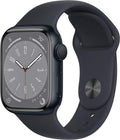 Apple Watch Series 8 GPS, 41mm - Midnight Aluminum Case with Midnight Sport Band, S/M (Renewed)