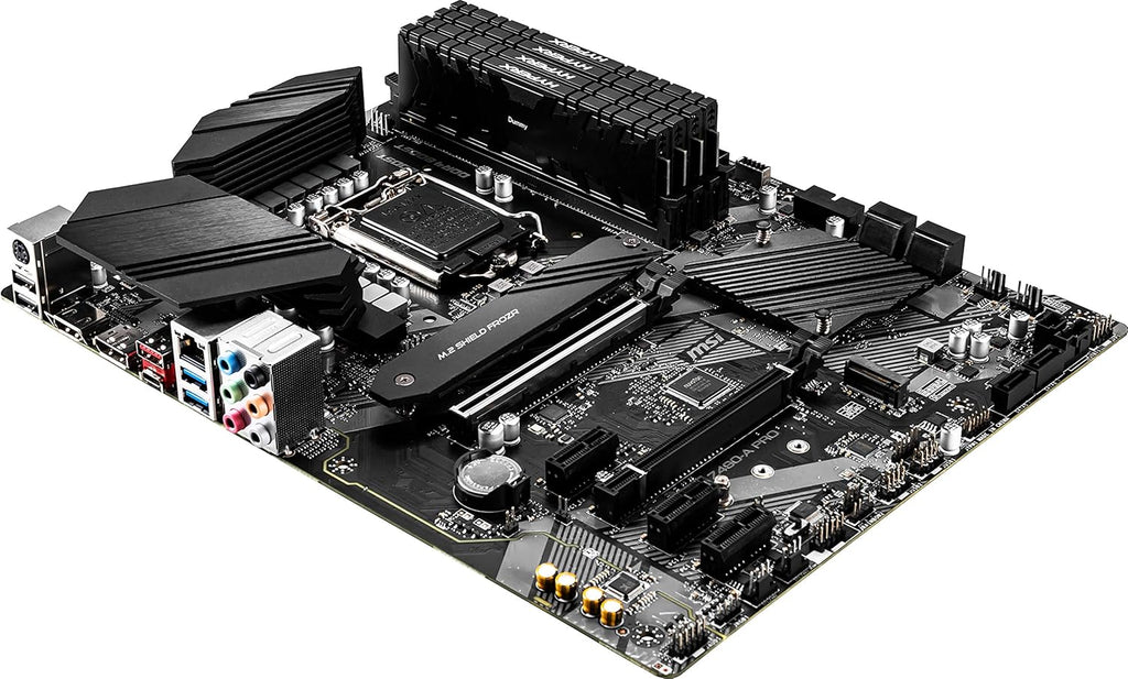 MSI Z490-A PRO ProSeries ATX Motherboard (10th Gen Intel Core, LGA 1200 Socket, DDR4, Dual M.2 Slots, USB 3.2 Gen 2, 2.5G LAN, DP/HDMI)