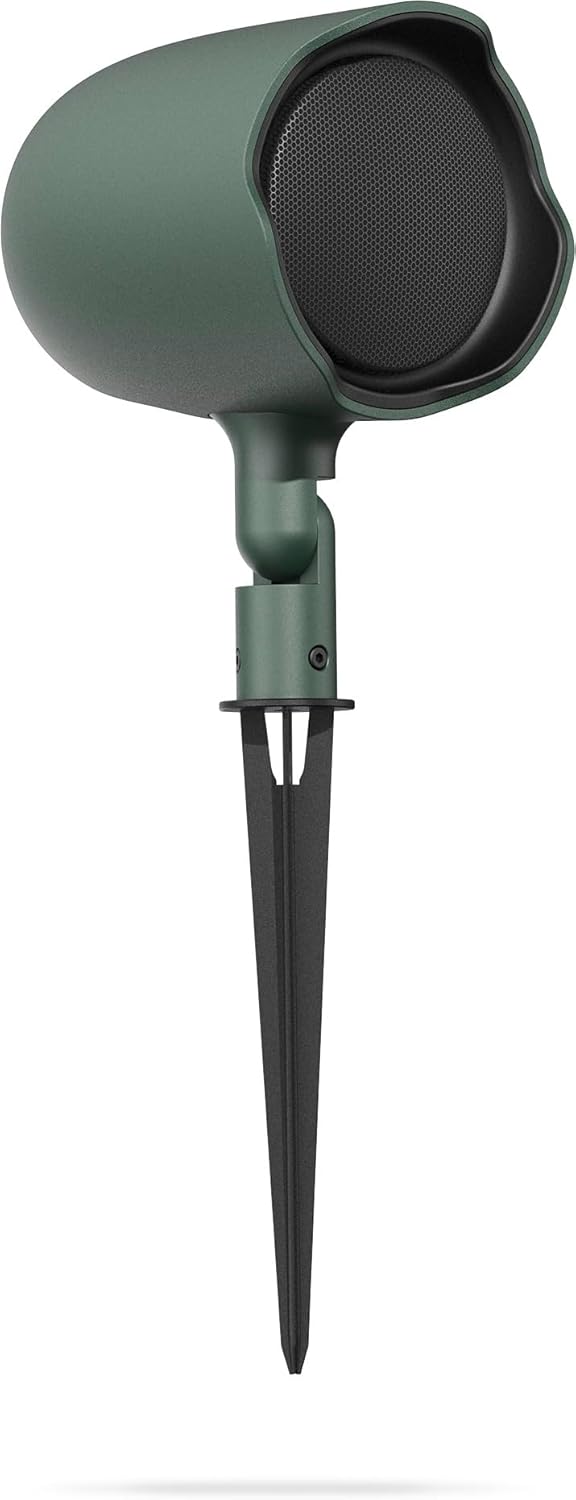 JBL Professional GSF3GN Waterproof, Ground-Stake Outdoor Landscape, Garden Speaker, 3" Coax, Green, 1 Pair of Speakers