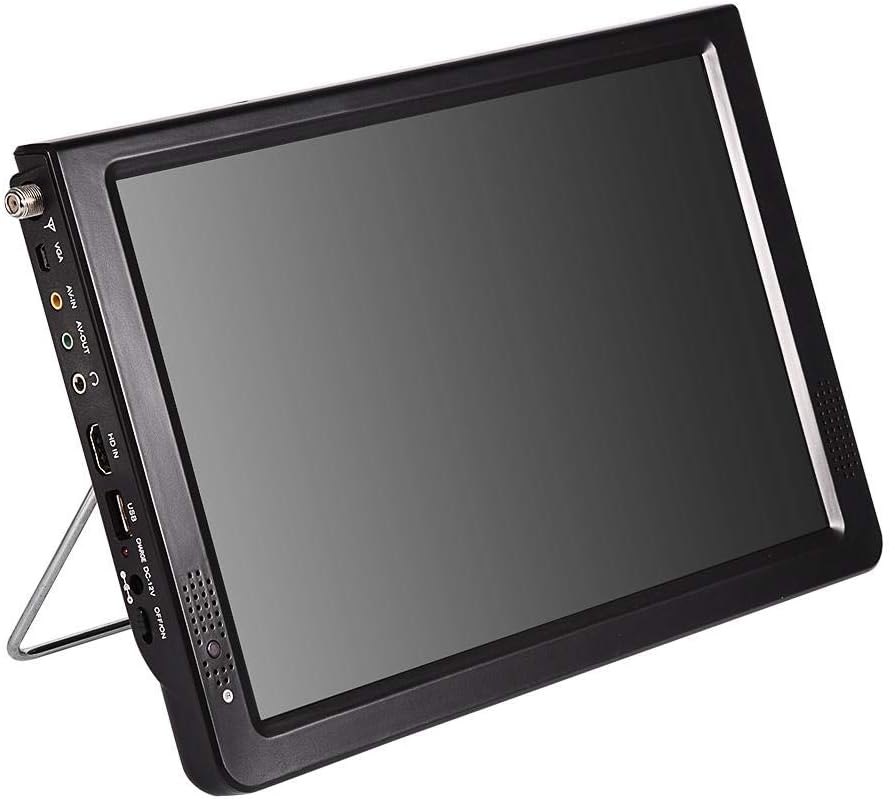 Pomya 12 inch Digital Television ATSC Portable TV 1080P HD HDMI Video Player for Home Car (US)