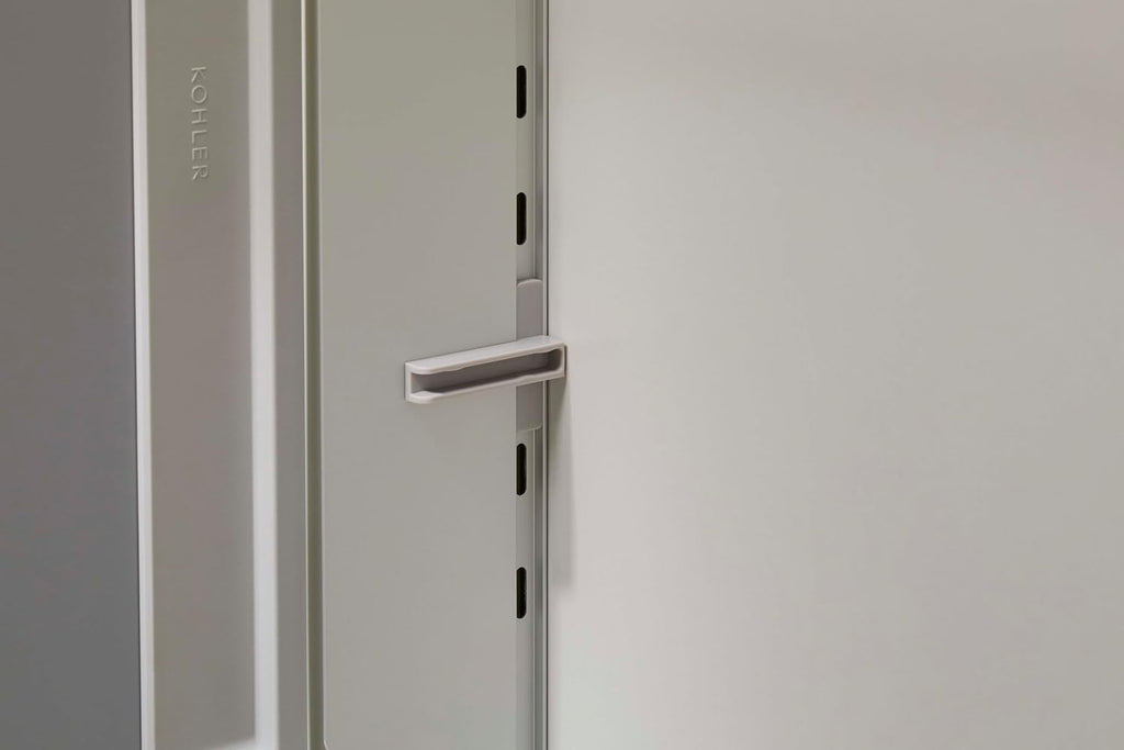 Kohler 55062-NA Embark Slim Medicine Cabinet Mirror, Adjustable Shelves with Mirrored Door, 20 in. W x 26 in. H
