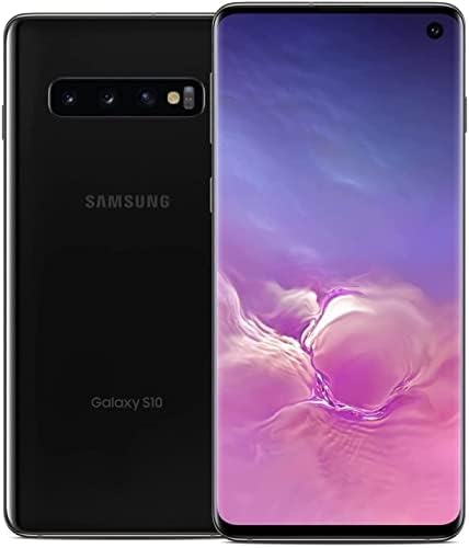 Samsung Galaxy S10, 128GB + 6GB RAM, Prism Black - Unlocked (Renewed) | 6.1"