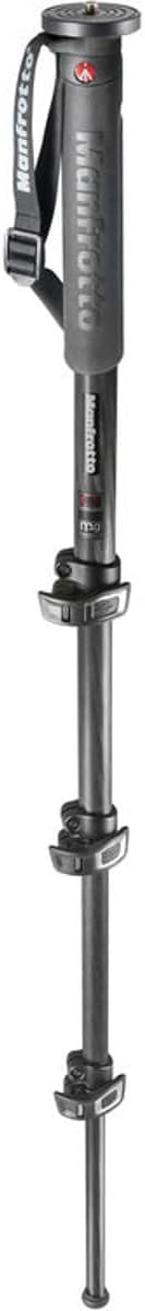Manfrotto XPRO Carbon Fiber 4-Section Monopod (MPMXPROC4US) Black