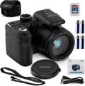 Minolta MN40Z 20MP Digital Camera – 40x Optical Zoom, 1080p FHD Video, 3.0" LCD, Wi-Fi, Face/Smile/Blink Detection – Black