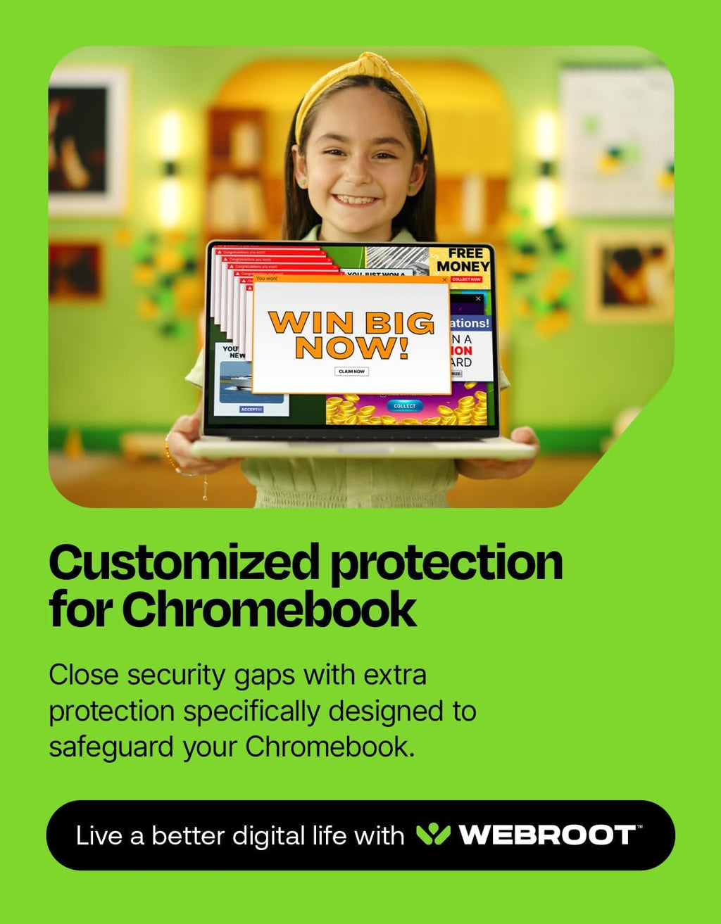 Webroot Internet Security Complete | Antivirus Software 2025 | 5 Device | 2 Year Download for PC/Mac/Chromebook/Android/IOS + Password Manager, Performance Optimizer