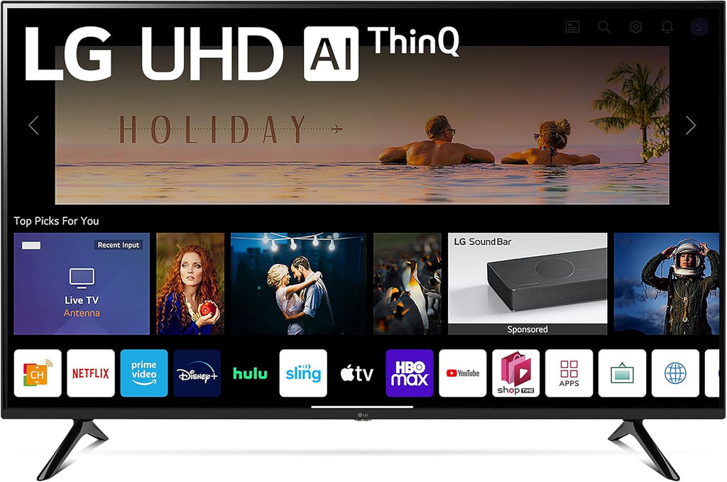 LG 55-Inch Class UQ7570 Series 4K Smart TV, AI-Powered 4K, Cloud Gaming (55UQ7570PUJ, 2022)