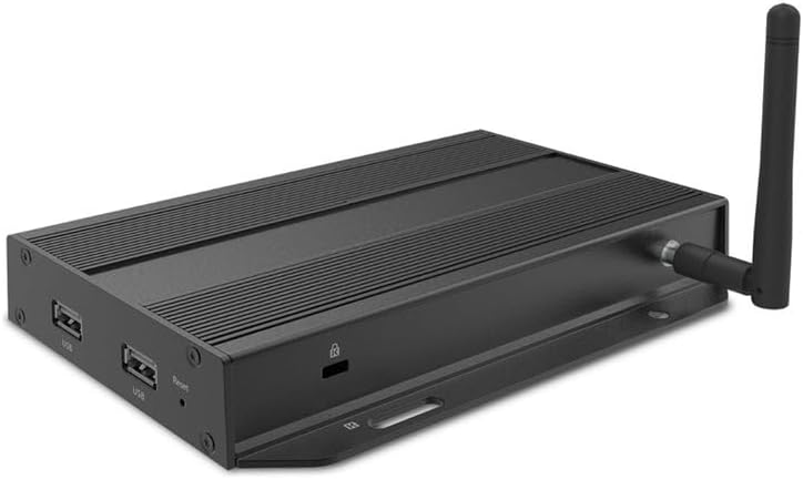 ViewSonic NMP599-W-2 4K UHD Network Media Player, Android 12, Gigabit LAN, PoE, Wi-Fi, 16GB Storage - HDMI 2.0 Out, USB x 2, Micro SD