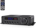 Pyle 100W 5 Channel Audio Amplifier - Wireless Bluetooth Home Theater Power Stereo Receiver with Surround Sound w/HDMI, AUX, FM Antenna, Subwoofer Speaker Input, 12V Adapter - PFA540BT.6