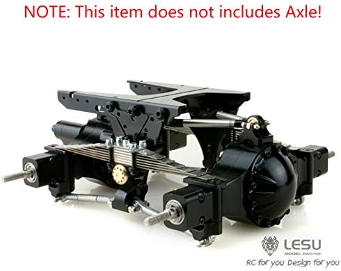 Lesu Metal Rear Suspension Set for 1/14 Tmy Rc Truck Axles Model Car