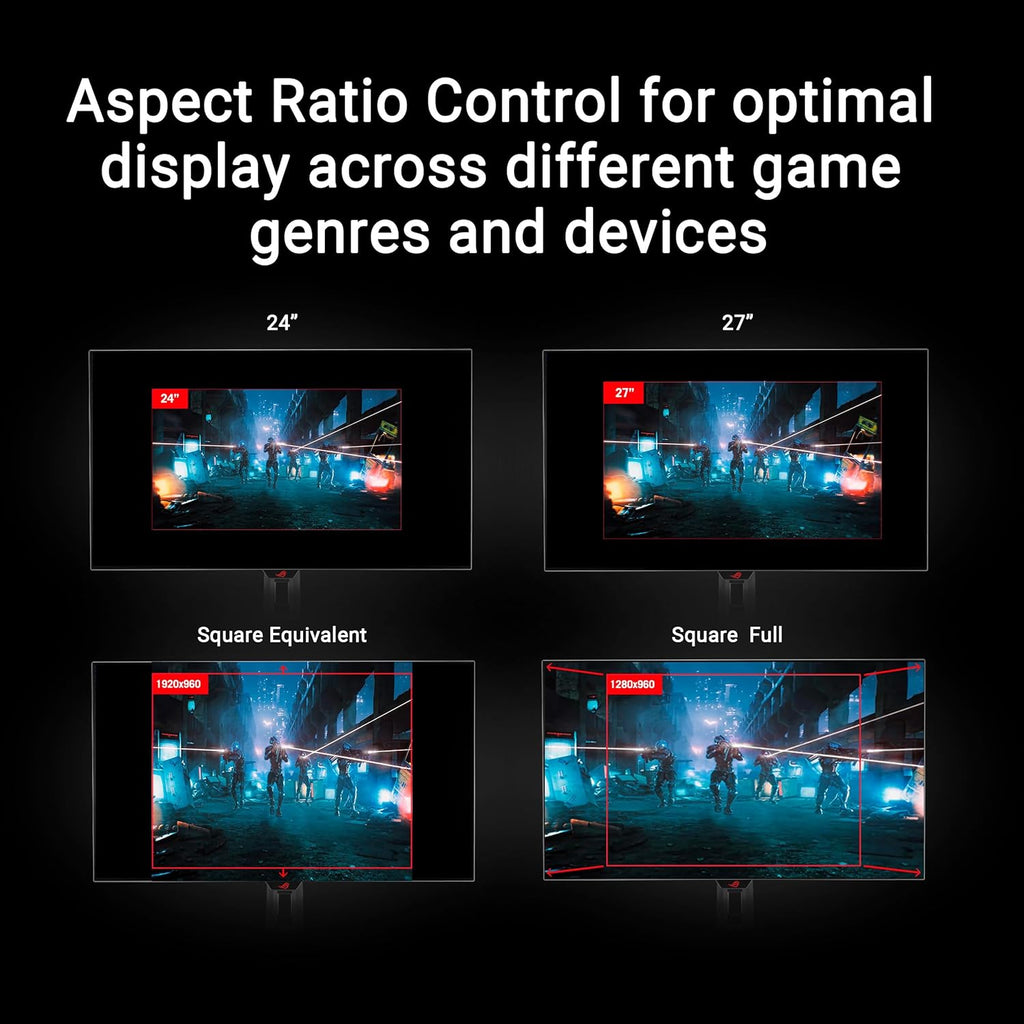 ASUS ROG Strix 32” 4K OLED Gaming Monitor (XG32UCWMG) - TrueBlack Glossy, Dual Mode(4K@240Hz, FHD@480Hz), 0.03ms, G-SYNC Compatible, Neo Proximity Sensor, USB-C, HDMI 2.1, 3 yr Warranty
