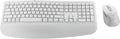 Logitech Signature Comfort Plus Combo MK880 Wireless Keyboard and Mouse Combo, Full-Size Comfort Keyboard with Palm Rest, Silent Clicks, Bluetooth, for Windows and macOS - Off White
