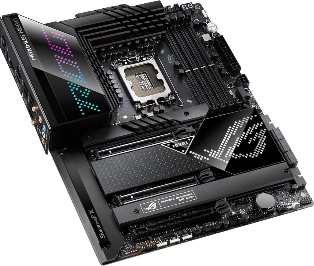 Asus ROG Maximus Z690 Hero Desktop Motherboard - Intel Z690 Chipset - Socket LGA-1700 - Intel Optane Memory Ready - ATX