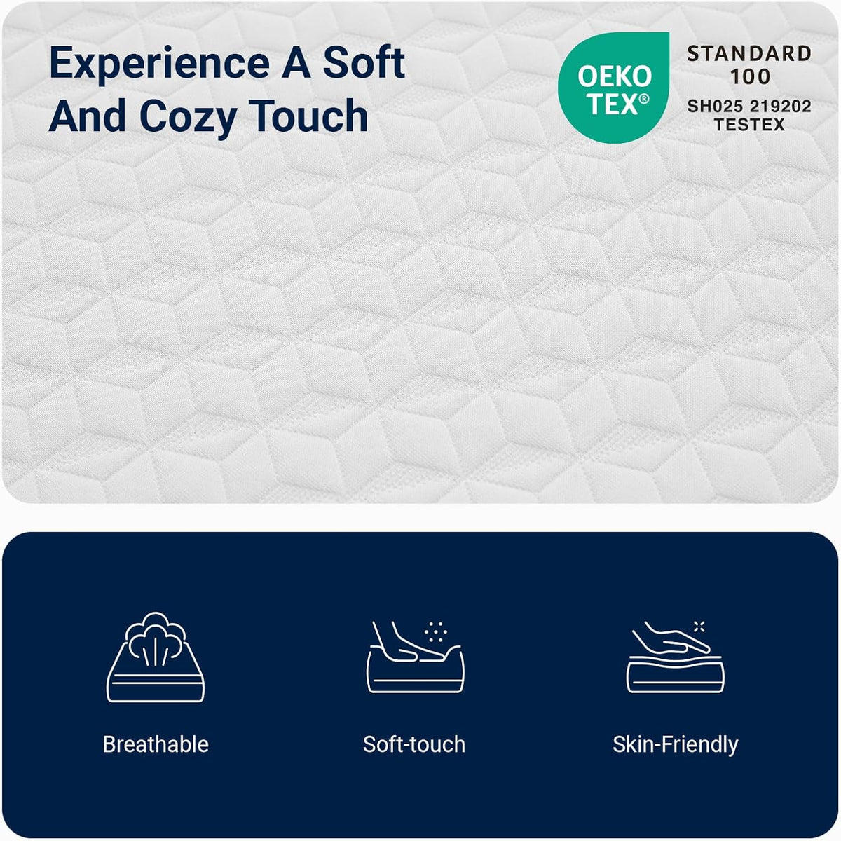 Avenco Queen Mattress 14 Inch, Queen Size Mattresses Medium Firm for Back Pressure Relief, Mattress in a Box CertiPUR-US Certified Foam Colchones