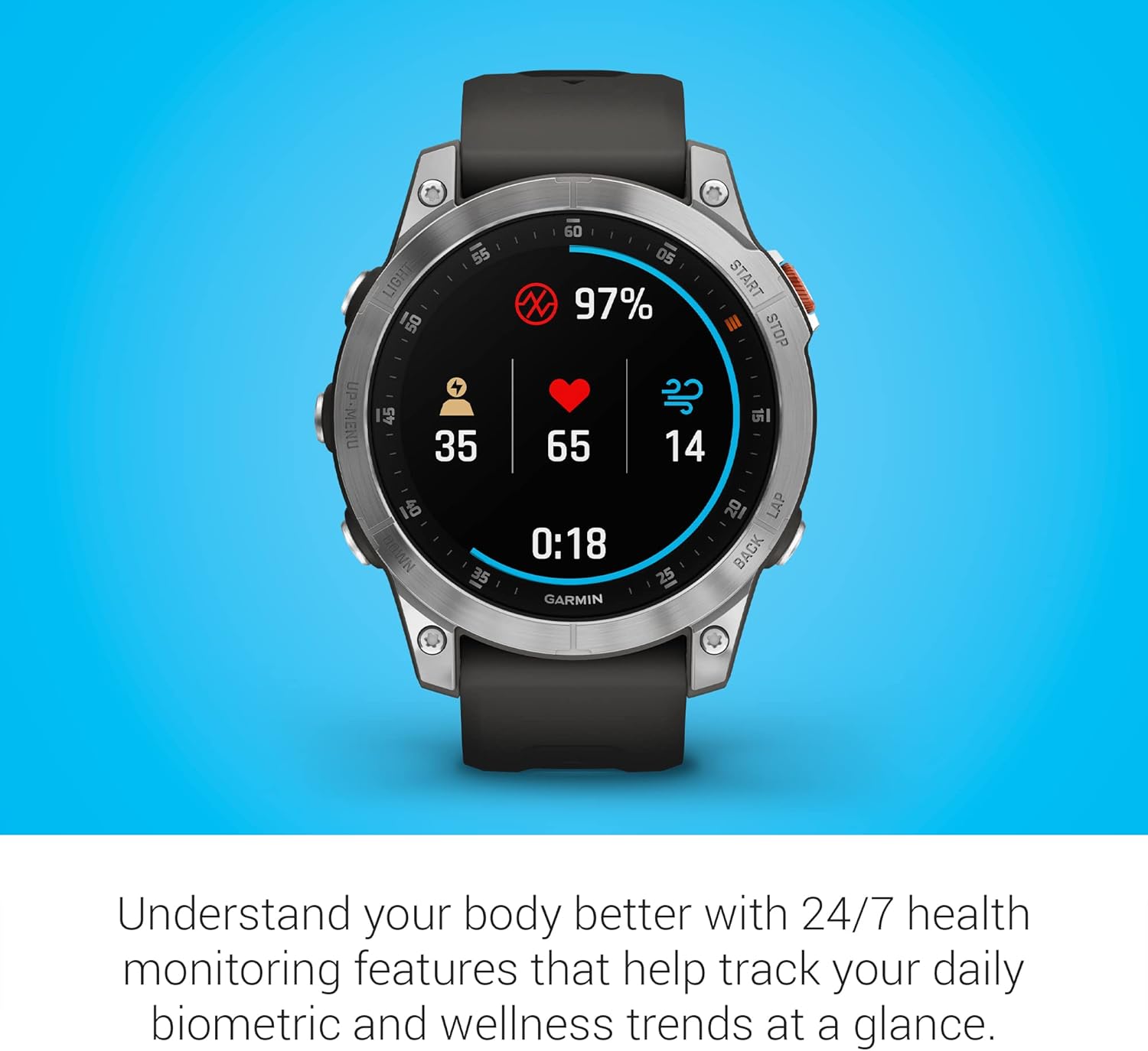 Garmin epix Gen 2, Premium Active smartwatch, Touchscreen AMOLED Display, Adventure Watch with Advanced Features, Slate Steel