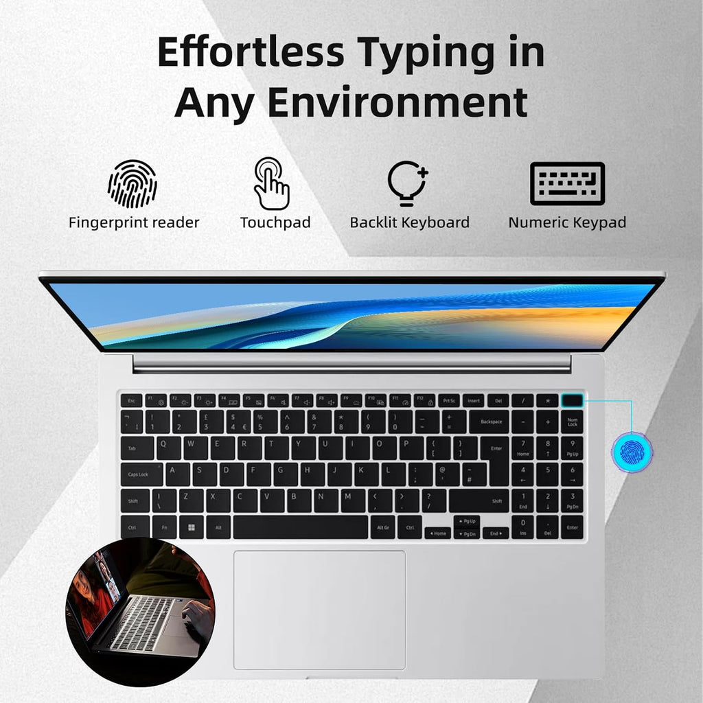 Samsung Galaxy Book4 Business Laptop - 15.6" FHD Display, Intel 10-Core 7-150U(Beats i7 1355U), 16GB RAM, 512GB SSD, Win 11 Pro, Backlit Keyboard, Fingerprint, Long Battery Life, W/Redragon Accessory