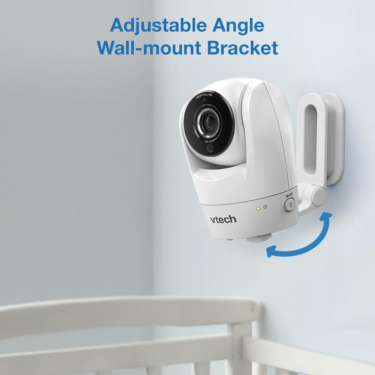 VTech WiFi Baby Monitor with Camera and Audio, 1080p Camera & 5" HD Screen – Remote Pan-Tilt-Zoom, Night Vision, Two-Way Talk, Motion Alerts, Free App | VM901