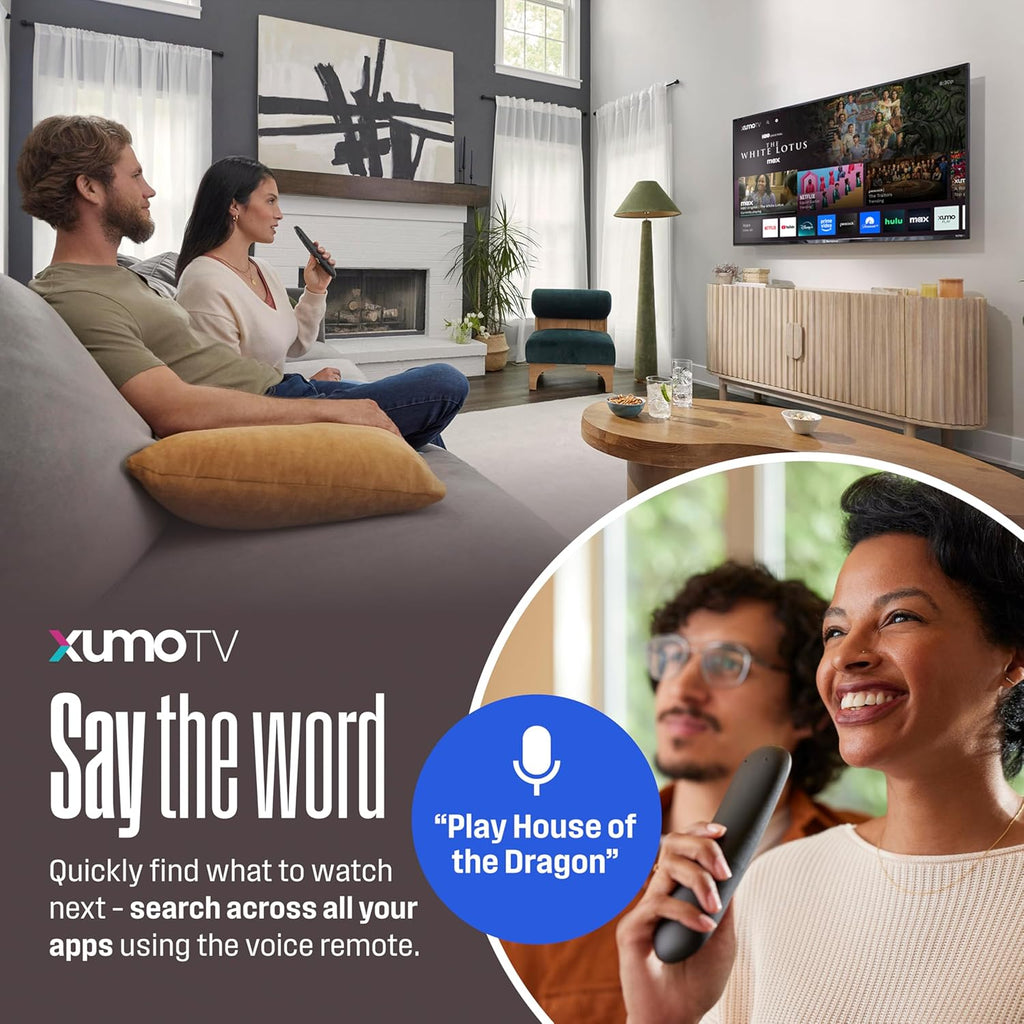 Westinghouse 50-inch Smart TV, 4K UHD Xumo TV w/ HDR10, Voice Remote, Dolby Vision, Dolby Atmos, Edgeless, Flat Screen LED Television w/Bluetooth, Apple AirPlay, Wi-Fi & Mobile Connectivity