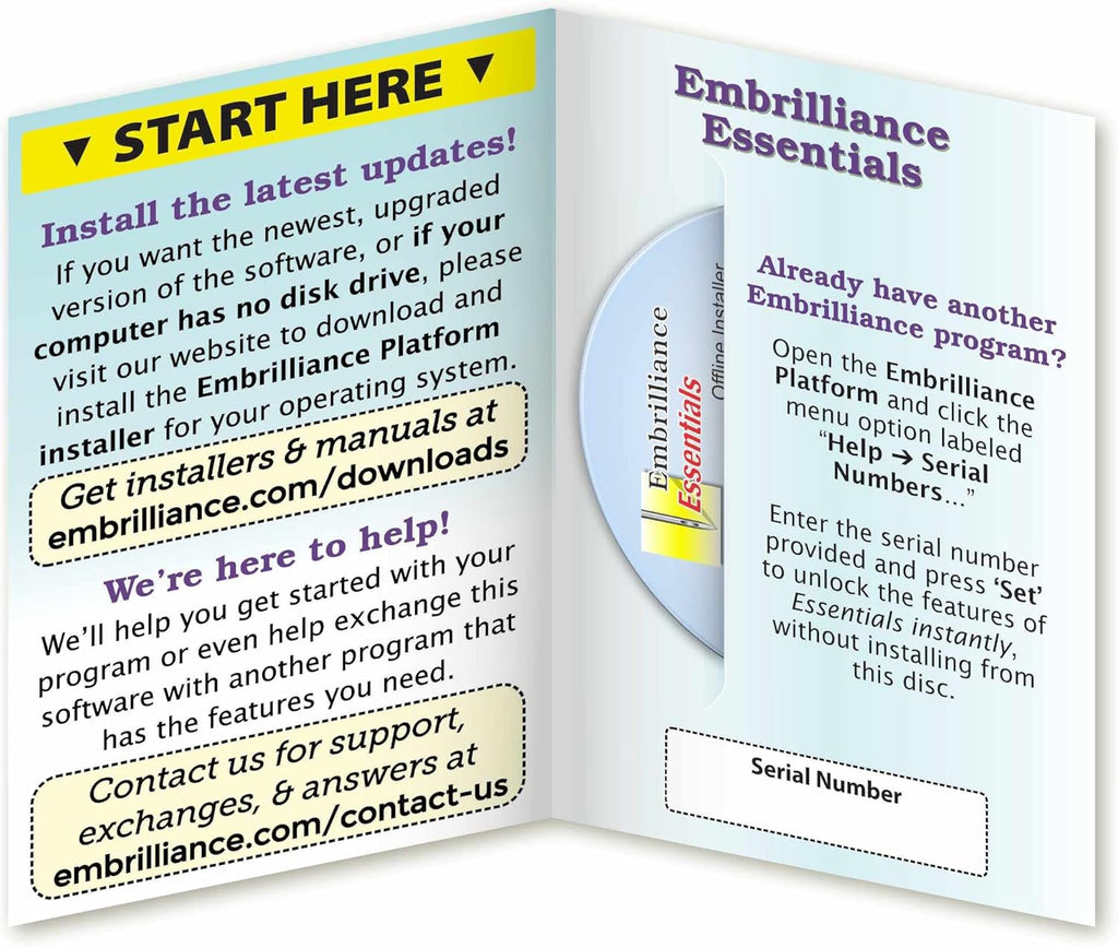 Embrilliance Essentials, Embroidery Software for Mac & PC