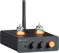 Fosi Audio GR40 Tube Preamplifier with DAC, Stereo Headphone Amplifier 3.5mm Home Audio for Active Speakers/Headphones, Digital to Analog Audio Converter Preamp with Bluetooth and USB/Opt/Coax