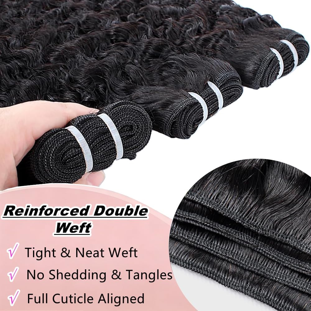 Burmese Curly Bundles Human Hair 20 22 24 Inch Curly Human Hair Bundles with Spiral End 3Pcs 12A Unprocessed Virgin Hair Quick Weave for Women Natural Black