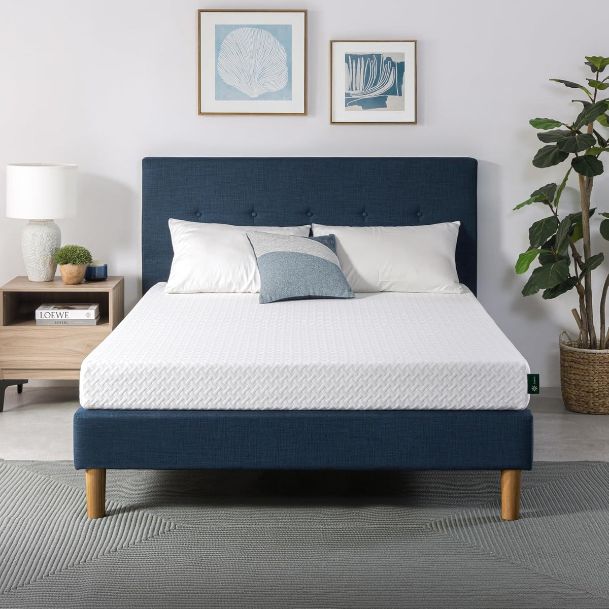 Zinus 6 Inch Full Cooling Essential Memory Foam Mattress NewVersion, Fiberglass Free, Medium Feel, Breathable Cooling Layers, Certified Safe Materials