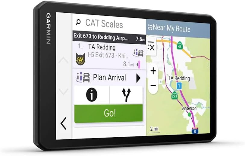 Garmin Dezl OTR720 GPS Truck Navigator 7" Large Display Touchscreen, Commercial GPS Navigation for Semi-Truck Driver Bundle with 32GB SD Memory Card + LCD Cleaning Kit + More Accessories