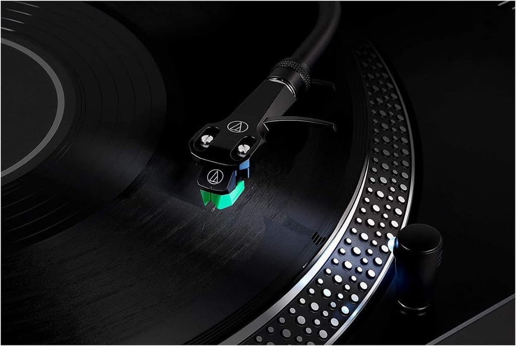 Audio-Technica AT-LP120XBT-USB-BK Wireless Direct-Drive Turntable (Analog, Wireless & USB), Fully Manual, 3 Speed, Convert Vinyl to Digital, Built-in Pre-Amp, Black