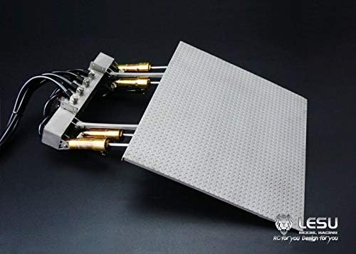 Lesu Metal Hydraulic Tail Plate Lifting Board Wagon Rc Truck 1/14 Tmy