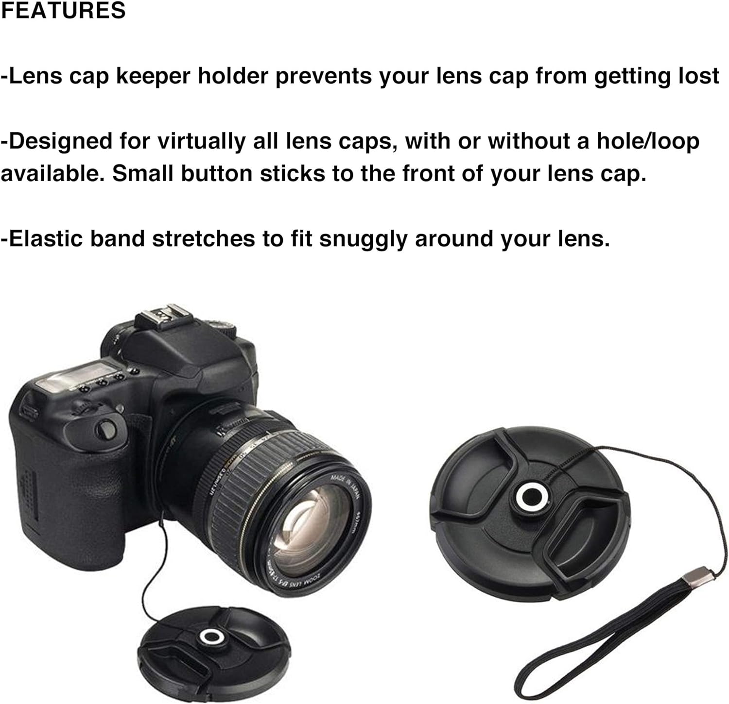 Canon EOS 2000D / Rebel T7 DSLR Camera w/EF-S 18-55mm f/3.5-5.6 Lens 3 Lens Kit: 128GB Memory + Wide Angle + Telephoto + Flash (Renewed)