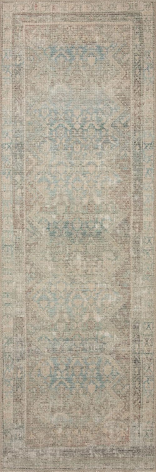 Loloi Angela Rose Aubrey Collection AUB-03 Jade/Natural 10'-0" x 14'-0", .19" Pile Height, Area Rug