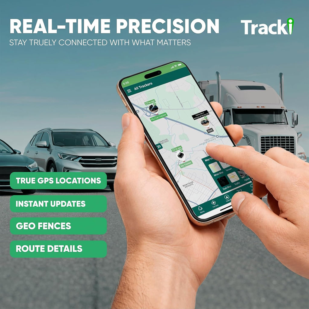 Tracki Pro GPS Tracker for Vehicles – Magnetic Waterproof 4G LTE Car Tracker, Long-Life Battery Up to 7 Months, Unlimited Distance, Hidden Tracking Device (Tracker 6-mo Subscription Incl.)