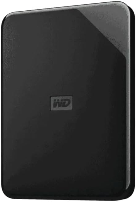 Western Digital Elements SE WDBEPK0020BBK-WESN 2 TB Portable Hard Drive - External - Black