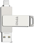 【App-le Certified 1T B】 iDiskk Photo Storage iPhone Flash Drive Photo Stick for iPhone (14/13/12/11 Pro/Plus/Pro Max,13/12 Mini,XR,XS,XS Max,X),Lightning iPad, MacBook/PC External USB Storage