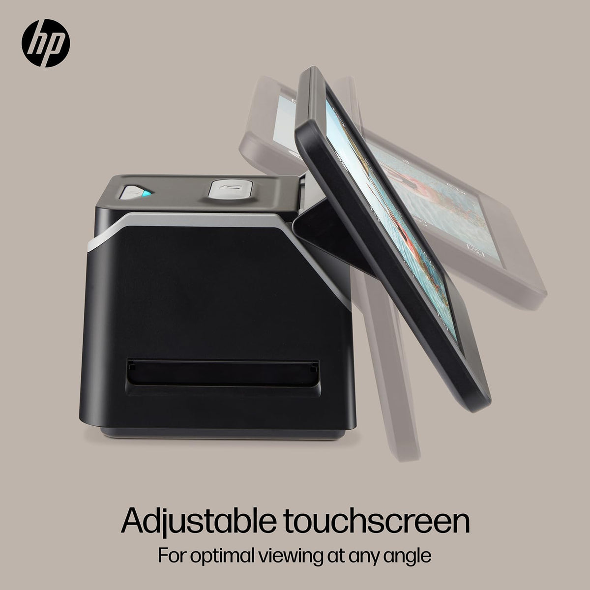 HP Touch Screen Film & Slide Scanner - 7 in LCD, 13 MP, USB & HDMI - Touch LCD Preview & Edit - Photo Scanner - 13 MP Clarity - Film to Digital Converter - Quick-Feed & 50mm Adapter - Slide Digitizer