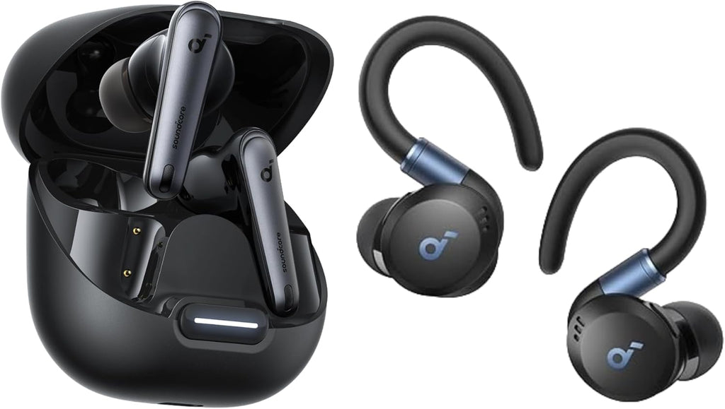 Soundcore V40i by Anker with Liberty 4 NC & Hook True Wireless Earbuds (Bundle)