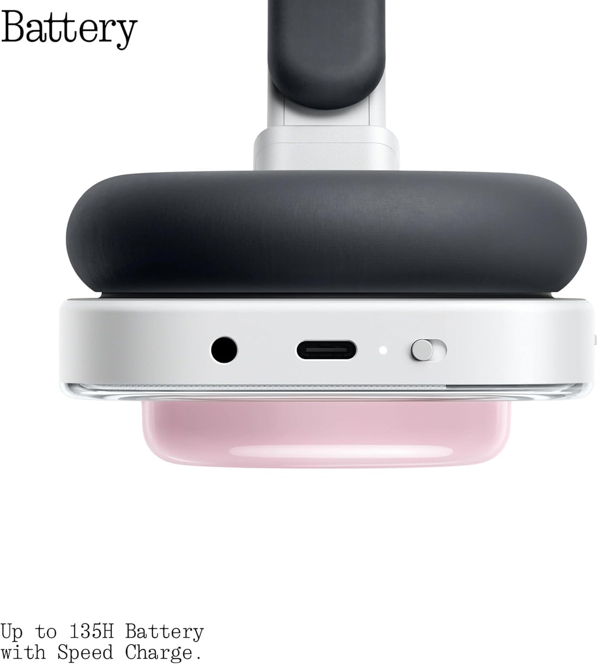 Nothing Headphone (a) 2026 New, Adaptive Active Noise Cancelling Headphones, Wireless Over Ear Bluetooth 5.4 ANC Headset with LDAC Hi-Res, 5 HD Mics Ultra Bass via APP, 135 Hours Playtime, White