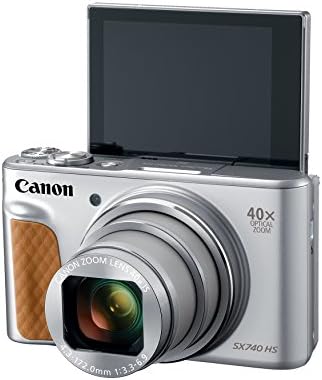 Canon PowerShot SX740 HS, Point and Shoot Digital Camera, Optical Zoom, 4K Video, Silver