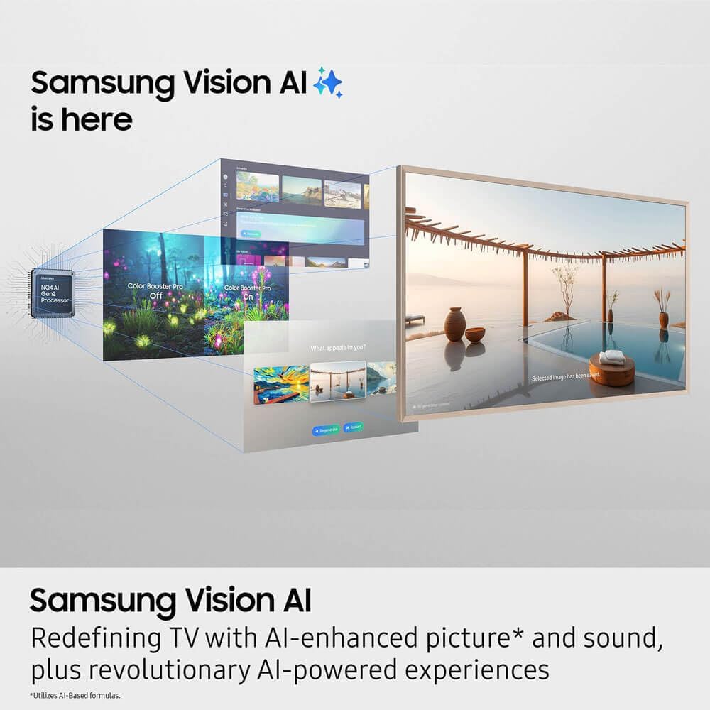 Samsung QN43LS03F 43 inch Class The Frame LS03FAF Series QLED 4K HDR Vision AI Smart TV