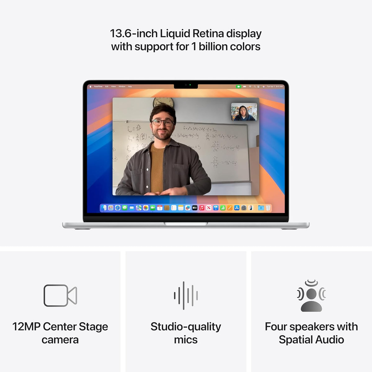 2025 Apple MacBook Air with Apple M4 Chip (13-inch, 16GB RAM, 256GB SSD Storage) Silver (Renewed)